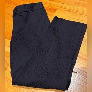 Banana Republic Patterned navy pants, Size 4
